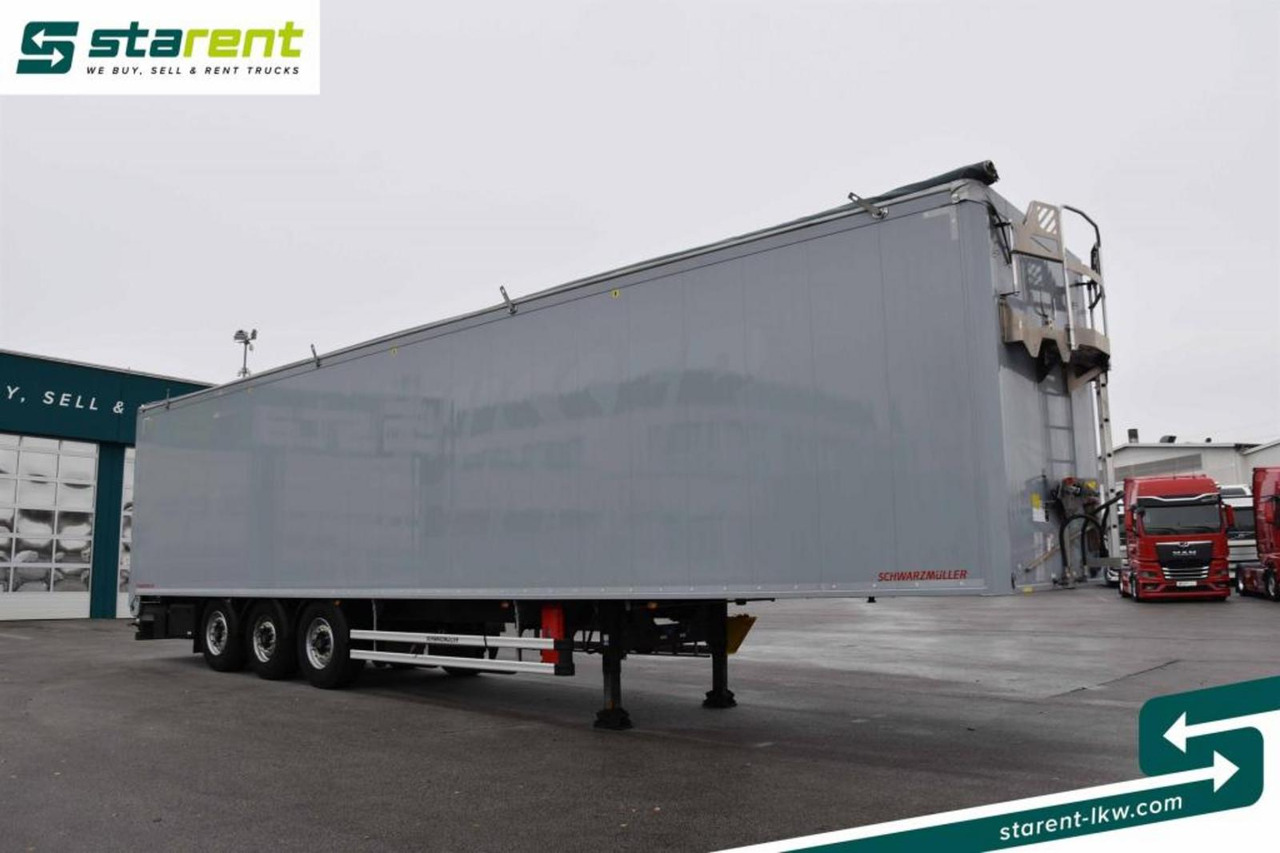 Schwarzmüller 10mm Liftachse Fernbedienung Bodenplane 190.000 KM - Med walking floor semitrailer: bilde 3 Schwarzmüller 10mm Liftachse Fernbedienung Bodenplane 190.000 KM - Med walking floor semitrailer: bilde 3