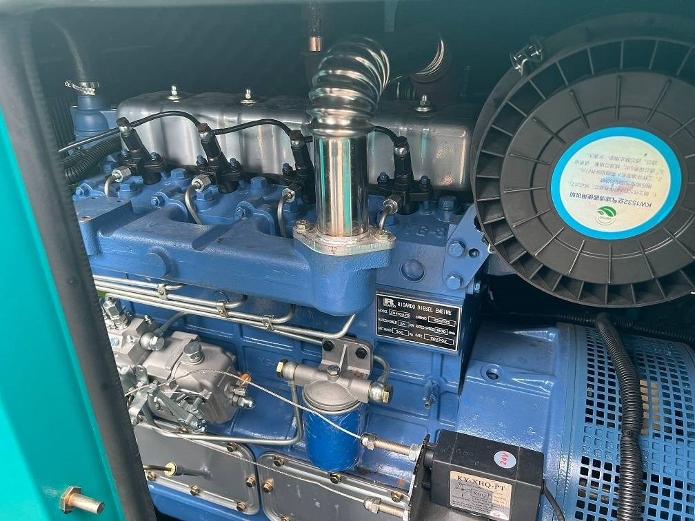 Elektrisk generator Ricardo 50KVA 40KW SILENT GENERATOR 3 PHASE 50HZ 400V NEW: bilde 9