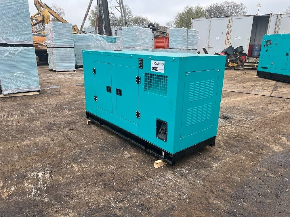 Elektrisk generator Ricardo 50KVA 40KW SILENT GENERATOR 3 PHASE 50HZ 400V NEW: bilde 6