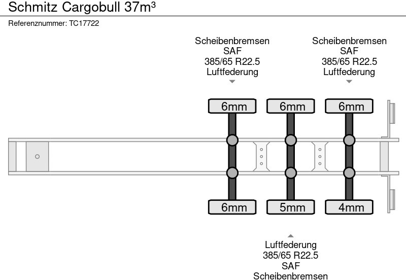 Schmitz Cargobull 37m³ - Tippsemi: bilde 5 Schmitz Cargobull 37m³ - Tippsemi: bilde 5