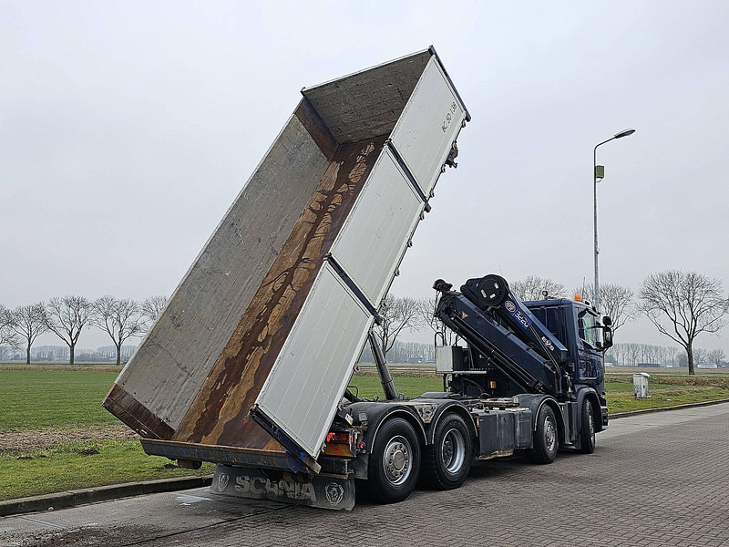 Scania G450 8X2*6 HMF 3220-K6 - Lastebil med kabelsystem, Kranbil: bilde 3 Scania G450 8X2*6 HMF 3220-K6 - Lastebil med kabelsystem, Kranbil: bilde 3