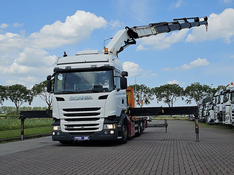 Scania R440 6X2*4 HMF 5020 K5 - Planbil, Kranbil: bilde 1 Scania R440 6X2*4 HMF 5020 K5 - Planbil, Kranbil: bilde 1