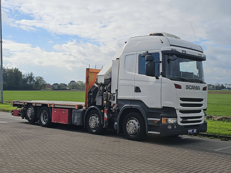 Scania R490 - Planbil, Kranbil: bilde 5 Scania R490 - Planbil, Kranbil: bilde 5