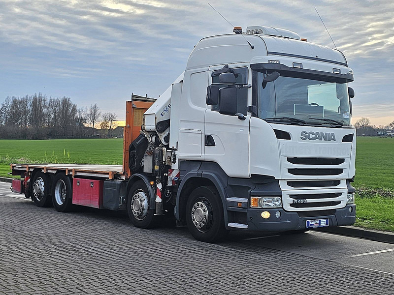 Scania R490 - Planbil, Kranbil: bilde 5 Scania R490 - Planbil, Kranbil: bilde 5