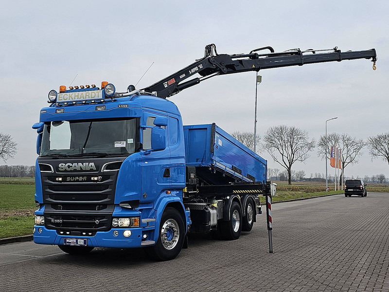 Scania R580 V8 6X2*4 HIAB162ES-3 - Tippbil, Kranbil: bilde 2 Scania R580 V8 6X2*4 HIAB162ES-3 - Tippbil, Kranbil: bilde 2