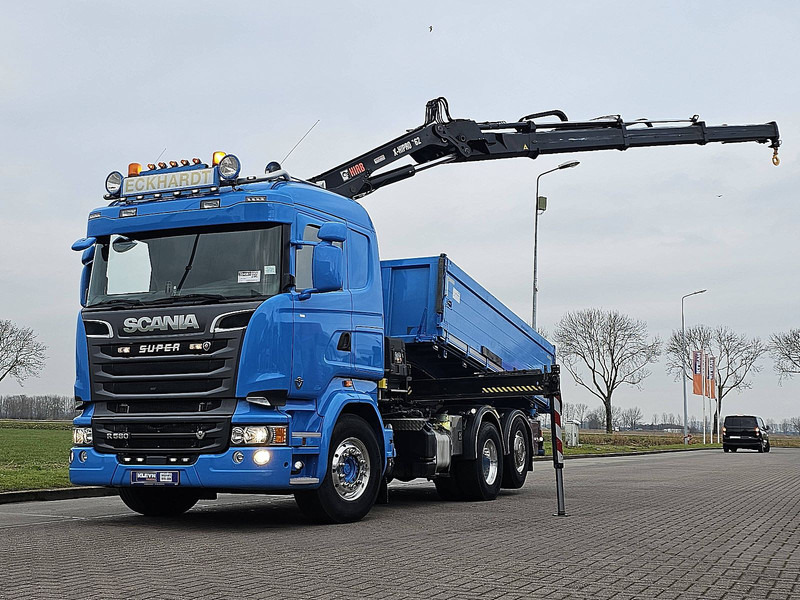 Scania R580 V8 6X2*4 HIAB162ES-3 - Tippbil, Kranbil: bilde 1 Scania R580 V8 6X2*4 HIAB162ES-3 - Tippbil, Kranbil: bilde 1