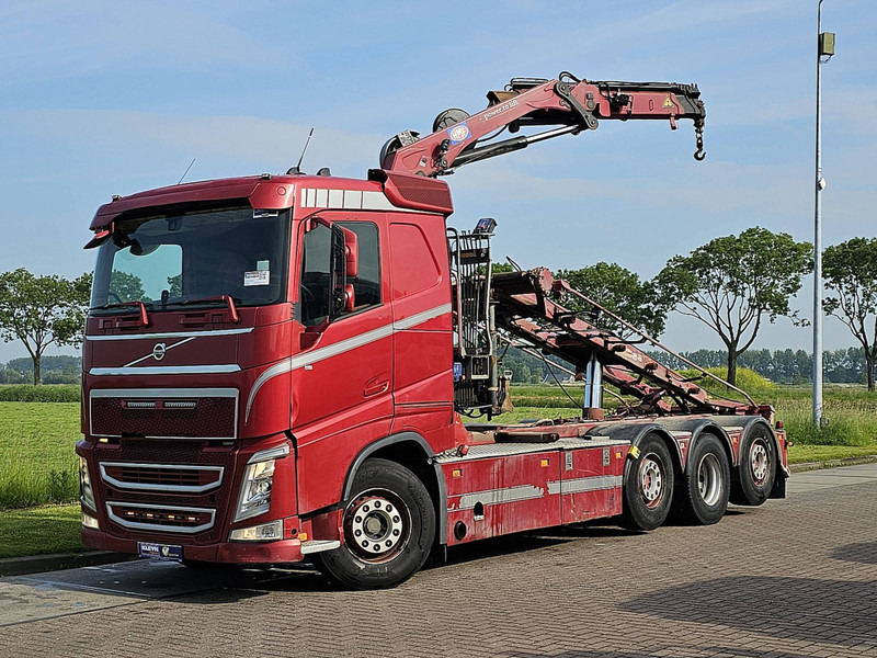 Volvo FH 500 8X2 3X STEERAXLE - Lastebil med kabelsystem, Kranbil: bilde 2 Volvo FH 500 8X2 3X STEERAXLE - Lastebil med kabelsystem, Kranbil: bilde 2
