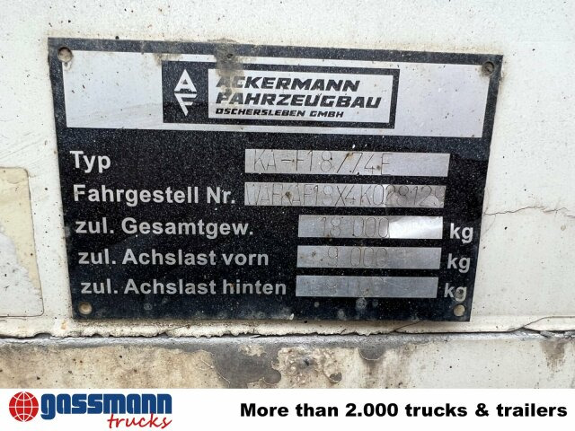 Ackermann Ackermann, Oschersl. KA-F 18/74E mit LBW MBB, - Skaphenger: bilde 5 Ackermann Ackermann, Oschersl. KA-F 18/74E mit LBW MBB, - Skaphenger: bilde 5