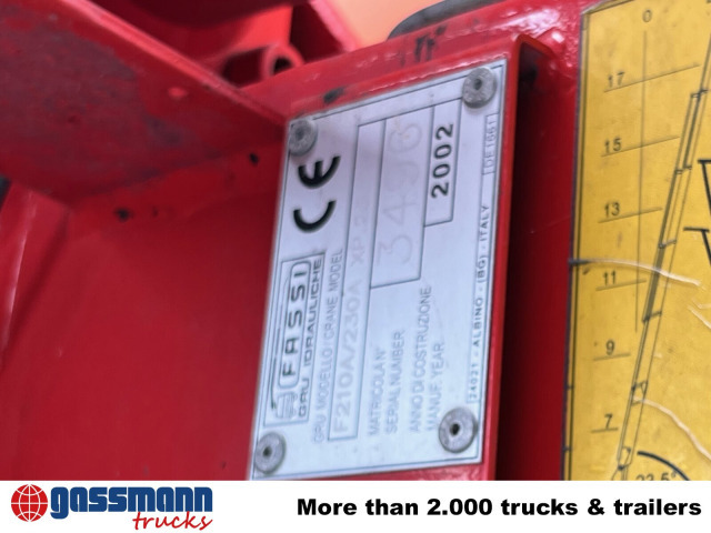 Lastebilkran F230AXP.25, Seilwinde, Funk, Ex-Schweizer Armee: bilde 10