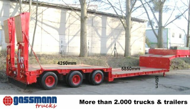 Lavloader semitrailer for transport av tunge maskiner Goldhofer Goldhofer STZ-TL3-32/80 Nutzlast: 35 to., 5,85 m: bilde 10