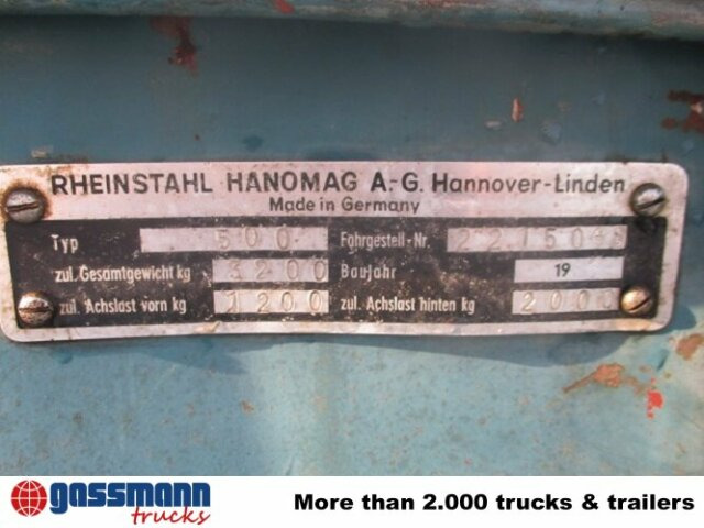 Hanomag Granit 500 - Traktor: bilde 4 Hanomag Granit 500 - Traktor: bilde 4