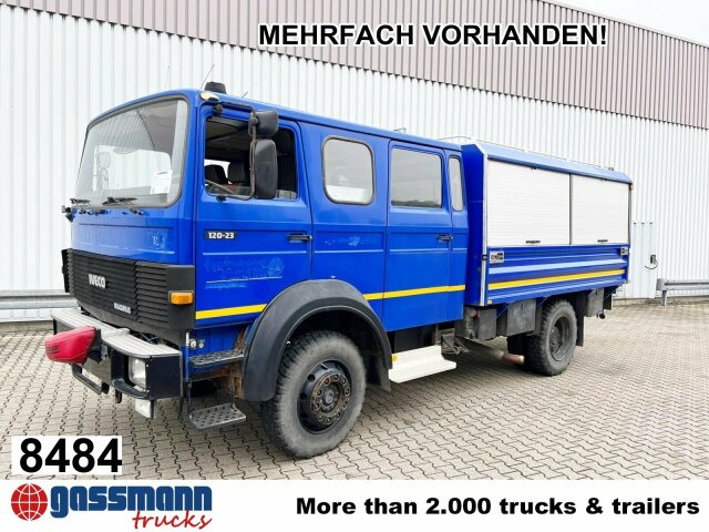 Iveco 120-23 AW 4x4 Doka, V8-Motor, Gerätewagen, - Brannbil: bilde 1 Iveco 120-23 AW 4x4 Doka, V8-Motor, Gerätewagen, - Brannbil: bilde 1