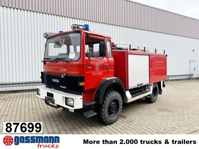 Iveco 75-14 AW 4x4, TLF 8/18 - Brannbil: bilde 1 Iveco 75-14 AW 4x4, TLF 8/18 - Brannbil: bilde 1