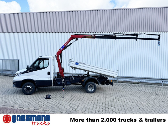Iveco Daily 70C18H 4x2 mit Kran HMF 340-K3, Funk - Tippbil, Kranbil: bilde 4 Iveco Daily 70C18H 4x2 mit Kran HMF 340-K3, Funk - Tippbil, Kranbil: bilde 4