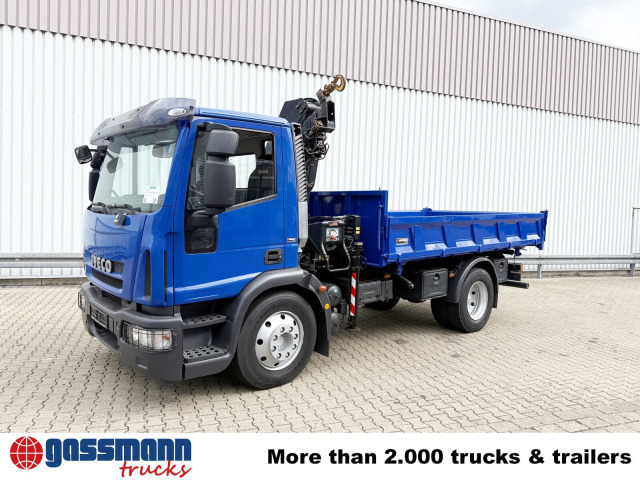 Tippbil, Kranbil Iveco EuroCargo ML120E28K 4x2 mit Kran Hiab XS088 ES-3: bilde 8