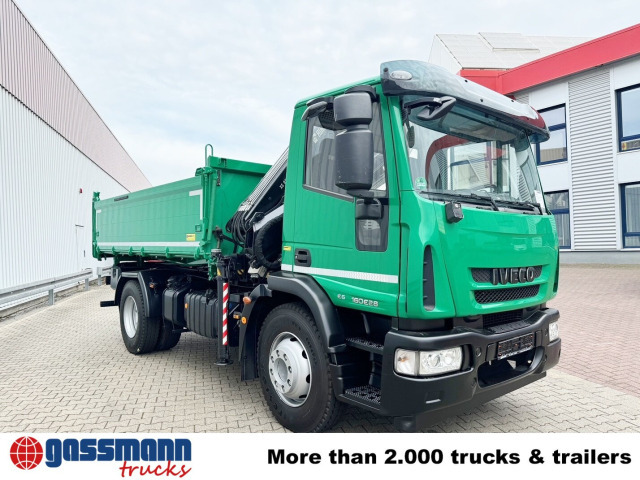 Tippbil, Kranbil Iveco EuroCargo ML160E28 4x2 mit Kran Hiab XS 088 ES-2: bilde 10