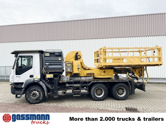 Tankbil, Kranbil Iveco Trakker AD260T36 6x4, AMV Hubsteiger +: bilde 13