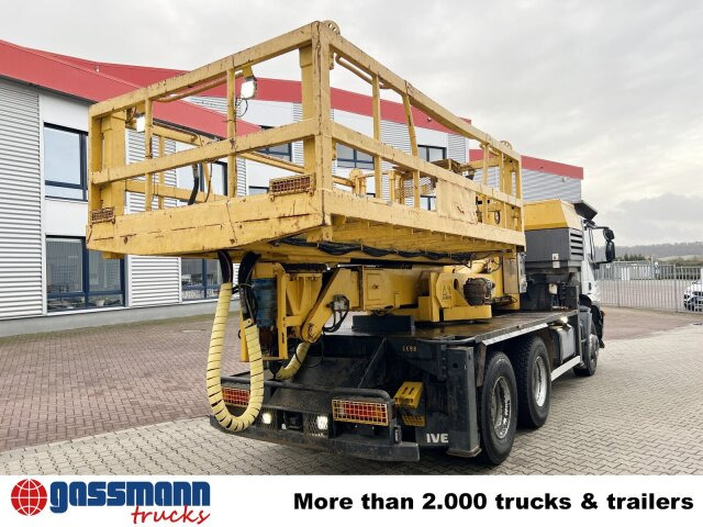 Tankbil, Kranbil Iveco Trakker AD260T36 6x4, AMV Hubsteiger +: bilde 10