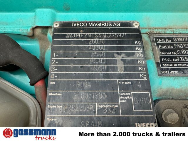 Iveco Trakker AD260T45W 6x6 - Chassis lastebil: bilde 5 Iveco Trakker AD260T45W 6x6 - Chassis lastebil: bilde 5