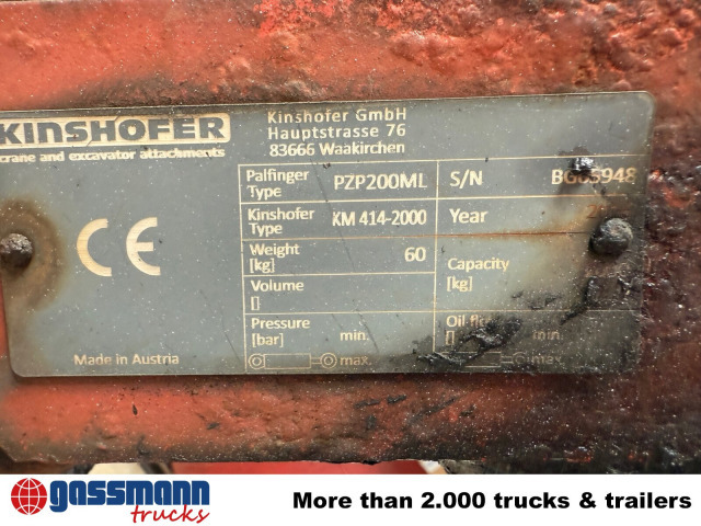 KM 414-2000 Palettengabel - Gripeskuff: bilde 5 KM 414-2000 Palettengabel - Gripeskuff: bilde 5