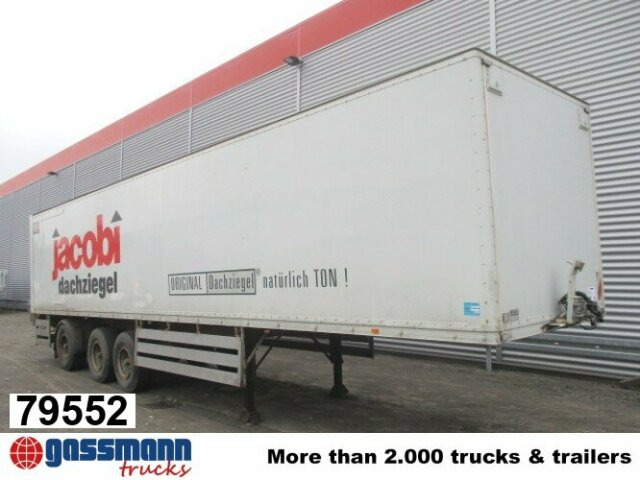 Kögel SF 24 Kofferauflieger, gelenkte Achse, Rolltor, - Skapsemi: bilde 1 Kögel SF 24 Kofferauflieger, gelenkte Achse, Rolltor, - Skapsemi: bilde 1