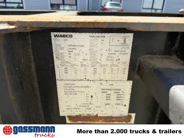 Lag 0-3-39 CD Containerchassis, 20ft und 30ft, ADR - Container-transport/ Vekselflak semitrailer: bilde 2 Lag 0-3-39 CD Containerchassis, 20ft und 30ft, ADR - Container-transport/ Vekselflak semitrailer: bilde 2