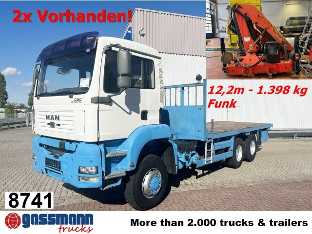 MAN TGA 26.310 6X6 BB mit Kran HMF 1253-K4, Funk - Planbil, Kranbil: bilde 1 MAN TGA 26.310 6X6 BB mit Kran HMF 1253-K4, Funk - Planbil, Kranbil: bilde 1