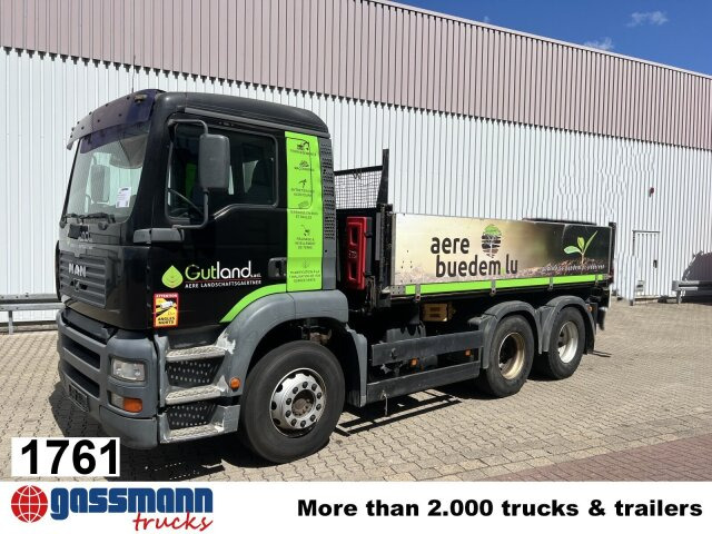 MAN TGA 26.363 6x4 BB, 2-S-Alukipper - Tippbil, Kranbil: bilde 1 MAN TGA 26.363 6x4 BB, 2-S-Alukipper - Tippbil, Kranbil: bilde 1