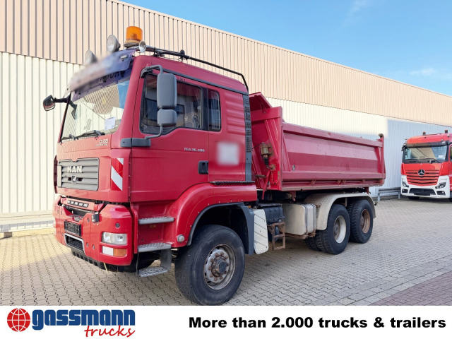 Tippbil MAN TGA 26.480 6X6H BL, HydroDrive, Intarder,: bilde 8