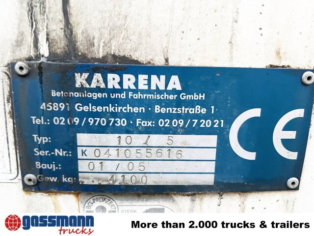 Betongbil MAN TGA 35.360 8X4 BB, Betonmischer Karrena 10m³: bilde 7