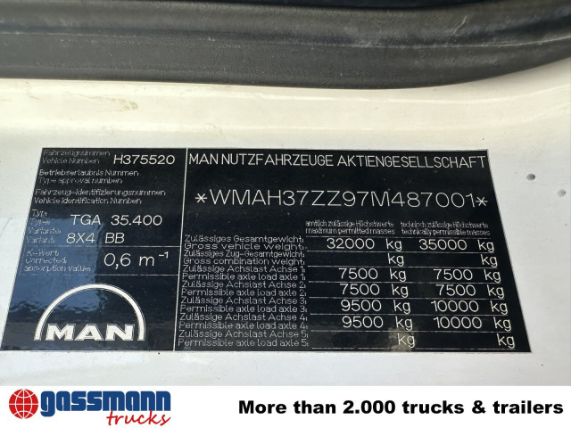 Tippbil MAN TGA 35.400/440 8x4 BB: bilde 15