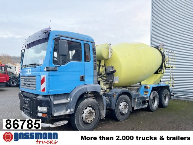 MAN TGA 35.410 8x4 BB, Betonmischer Karrena 10m³ - Betongbil: bilde 1 MAN TGA 35.410 8x4 BB, Betonmischer Karrena 10m³ - Betongbil: bilde 1