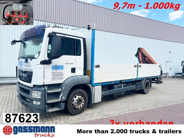 MAN TGS 18.400 4X2 BL, Kran PK 12002-EH B Funk, 2x - Planbil, Kranbil: bilde 1 MAN TGS 18.400 4X2 BL, Kran PK 12002-EH B Funk, 2x - Planbil, Kranbil: bilde 1