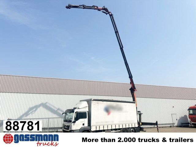 MAN TGS 26.400 6x2-4 LL, Lenk-/Lift, Edscha, - Planbil, Kranbil: bilde 1 MAN TGS 26.400 6x2-4 LL, Lenk-/Lift, Edscha, - Planbil, Kranbil: bilde 1