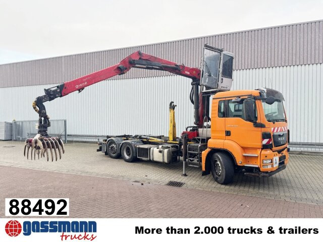 MAN TGS 26.440 6x2-4 BL, Lenk-/Liftachse, - Krokbil, Kranbil: bilde 1 MAN TGS 26.440 6x2-4 BL, Lenk-/Liftachse, - Krokbil, Kranbil: bilde 1