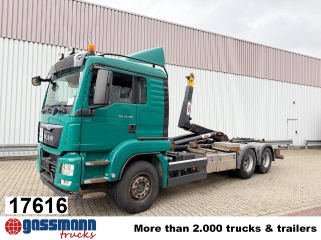 MAN TGS 26.480 6x4 BL, Motorabtrieb, Navi, Intarder, - Krokbil: bilde 1 MAN TGS 26.480 6x4 BL, Motorabtrieb, Navi, Intarder, - Krokbil: bilde 1