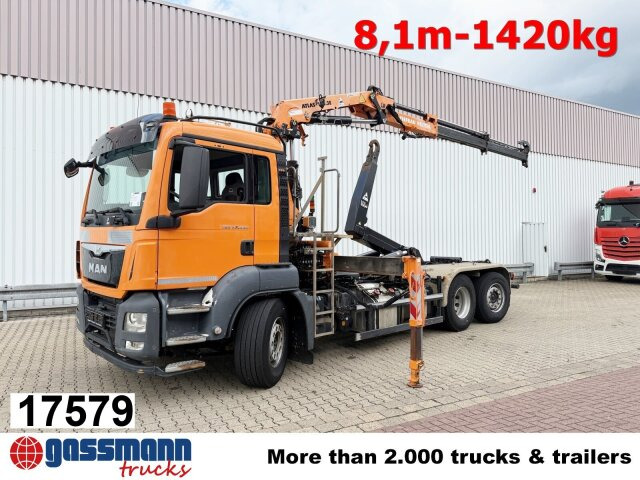MAN TGS 28.440 6x2-4 BL, Lenk-/Liftachse, Kran Atlas - Krokbil, Kranbil: bilde 1 MAN TGS 28.440 6x2-4 BL, Lenk-/Liftachse, Kran Atlas - Krokbil, Kranbil: bilde 1