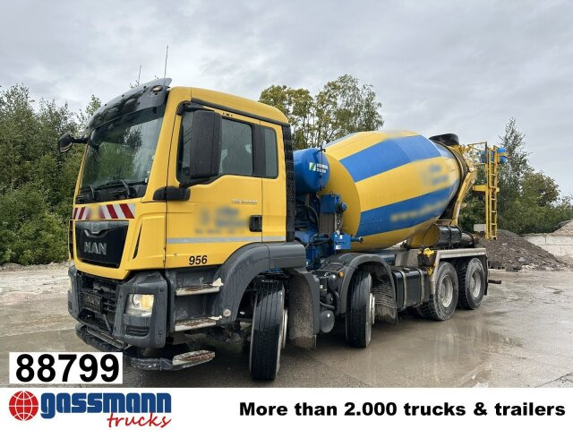 MAN TGS 32.400 8x4 BB, Stetter ca. 9m³ - Betongbil: bilde 1 MAN TGS 32.400 8x4 BB, Stetter ca. 9m³ - Betongbil: bilde 1