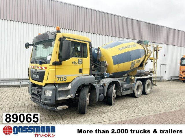 MAN TGS 32.420 8x4 BB, Betonmischer Stetter ca. 9m³ - Betongbil: bilde 1 MAN TGS 32.420 8x4 BB, Betonmischer Stetter ca. 9m³ - Betongbil: bilde 1