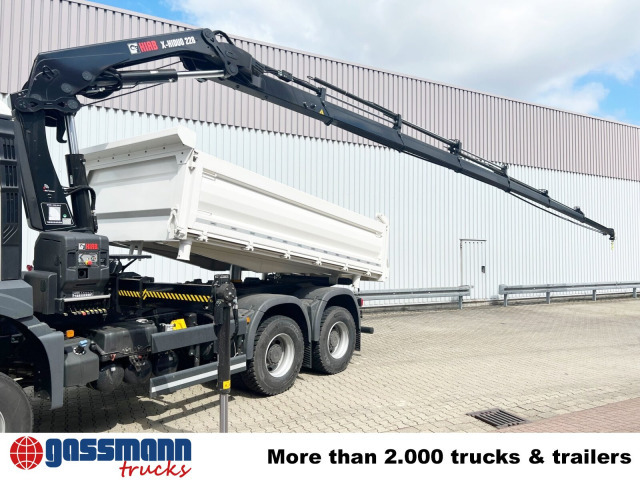 MAN TGS 33.430 6x6 BB CH mit Kran Hiab X-HiDuo 228 - Tippbil, Kranbil: bilde 2 MAN TGS 33.430 6x6 BB CH mit Kran Hiab X-HiDuo 228 - Tippbil, Kranbil: bilde 2