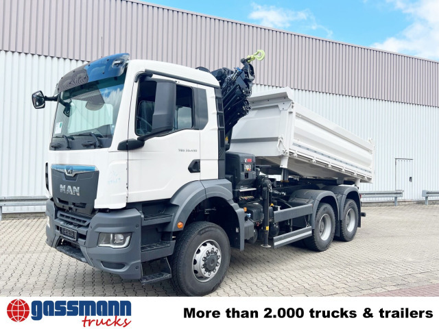 Ny Tippbil, Kranbil MAN TGS 33.430 6x6 BB CH mit Kran Hiab X-HiDuo 228: bilde 9