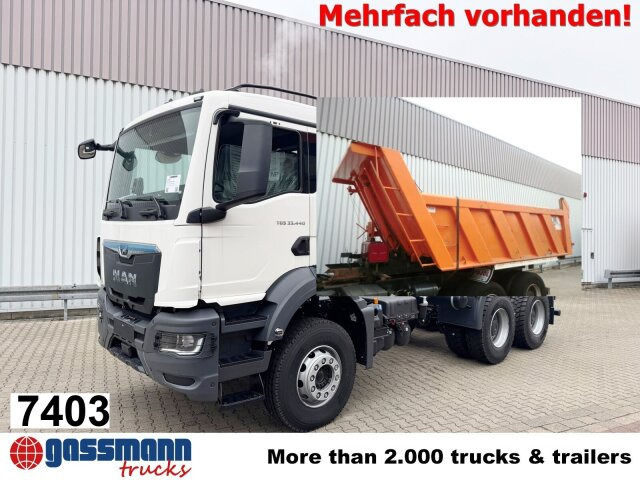 MAN TGS 33.440 BB 6x4, Stahlmulde 12-16m³ - Dumper: bilde 1 MAN TGS 33.440 BB 6x4, Stahlmulde 12-16m³ - Dumper: bilde 1