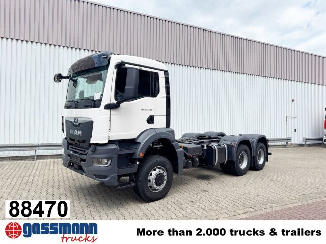 MAN TGS 33.480 6x6 BB CH, Hohe Bauart, Nebenantrieb - Chassis lastebil: bilde 1 MAN TGS 33.480 6x6 BB CH, Hohe Bauart, Nebenantrieb - Chassis lastebil: bilde 1