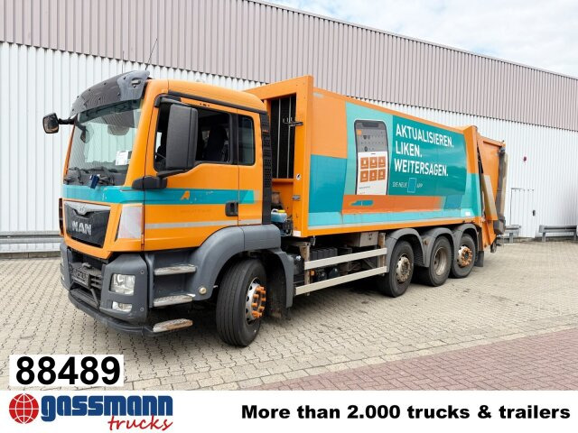 MAN TGS 35.360 8x2-6 BL, 2x Lenkachse, Zöller - Søppelbil: bilde 1 MAN TGS 35.360 8x2-6 BL, 2x Lenkachse, Zöller - Søppelbil: bilde 1