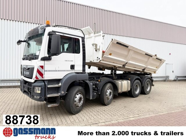 MAN TGS 35.460 8X4 BB, Meiller Bordmatik, Rollplane, - Tippbil: bilde 1 MAN TGS 35.460 8X4 BB, Meiller Bordmatik, Rollplane, - Tippbil: bilde 1