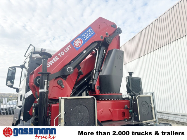 MAN TGS 35.480 8X4 BL, Intarder, Kran HMF 3220-K6, - Krokbil, Kranbil: bilde 2 MAN TGS 35.480 8X4 BL, Intarder, Kran HMF 3220-K6, - Krokbil, Kranbil: bilde 2