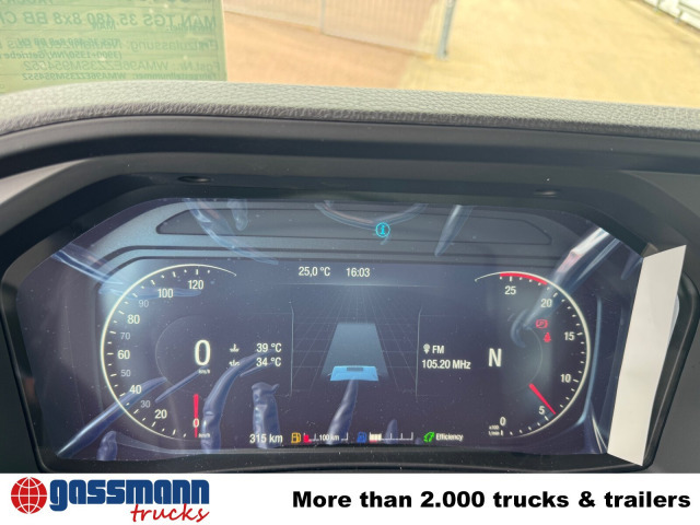 MAN TGS 35.480 8x8 BB CH, Hohe Bauart, Nebenantrieb - Chassis lastebil: bilde 3 MAN TGS 35.480 8x8 BB CH, Hohe Bauart, Nebenantrieb - Chassis lastebil: bilde 3