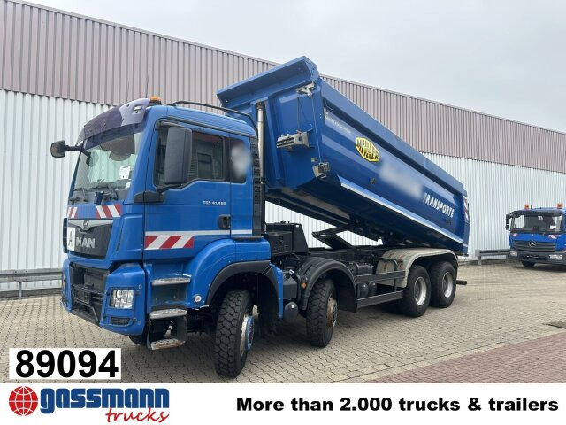 MAN TGS 41.460 8x8 BB, Meiller Stahlmulde ca. 20m³ - Dumper: bilde 1 MAN TGS 41.460 8x8 BB, Meiller Stahlmulde ca. 20m³ - Dumper: bilde 1