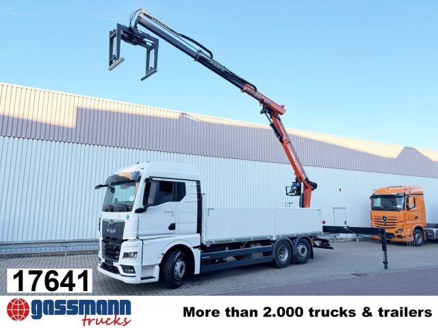 MAN TGX 26.470 6x2-4 BL, Lenk-/Liftachse, Retarder, - Planbil, Kranbil: bilde 1 MAN TGX 26.470 6x2-4 BL, Lenk-/Liftachse, Retarder, - Planbil, Kranbil: bilde 1