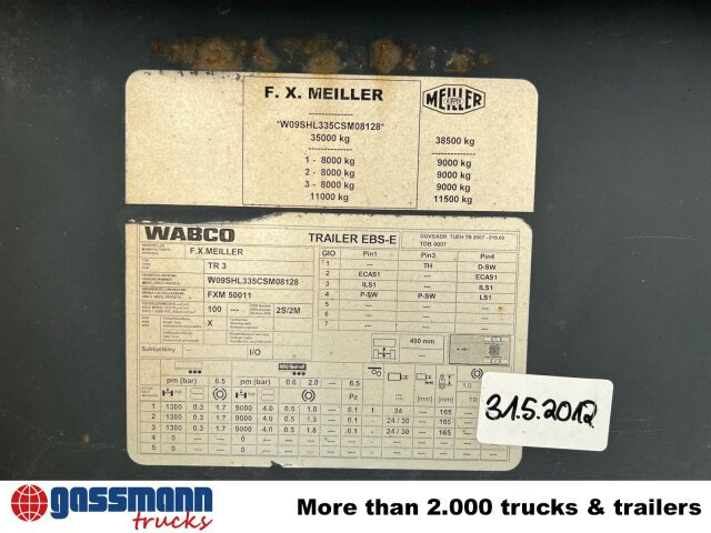 Meiller MHPS 12/27 NOSS2, Stahlmulde ca. 26m³, - Tippsemi: bilde 3 Meiller MHPS 12/27 NOSS2, Stahlmulde ca. 26m³, - Tippsemi: bilde 3